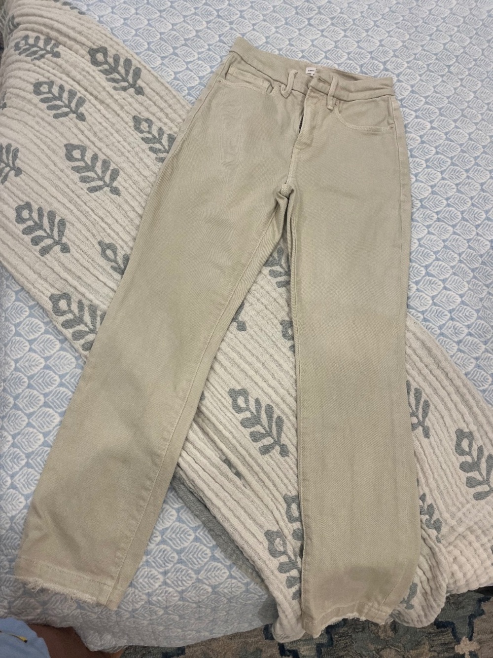 Off white jeans from Nordstrom